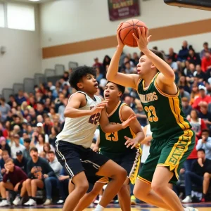College Station basketball team celebrating their victory