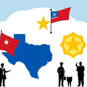 Symbols of leadership and community service in Texas government