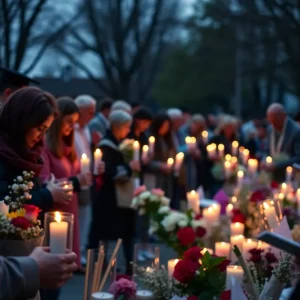 Community gathering in remembrance of Sgt. Mark Butler