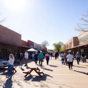 Residents enjoying warm weather in Brazos Valley