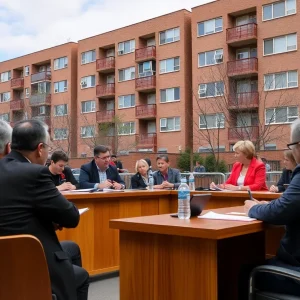 City council members discussing capital improvement projects