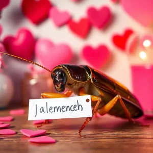 Cockroach with a funny name for Valentine's Day fundraiser