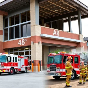 Fire station construction and new fire equipment in College Station