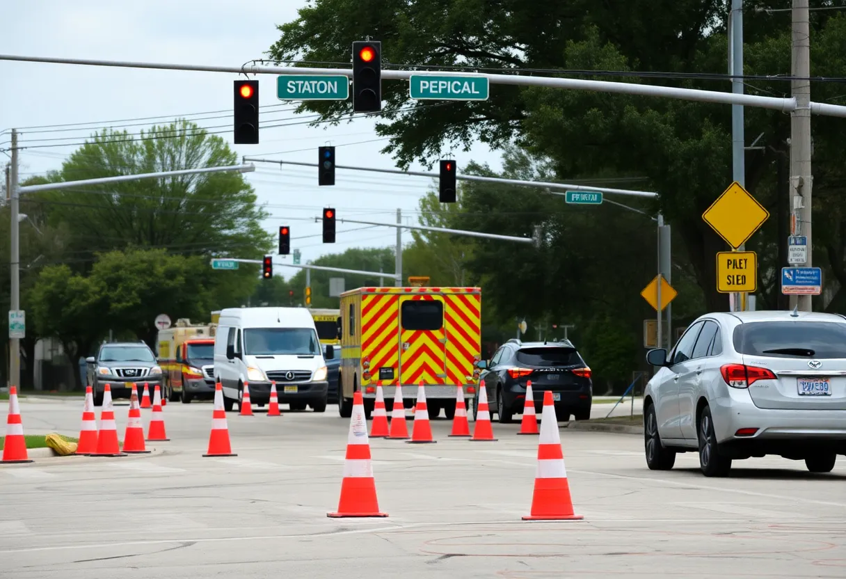 Traffic disruption due to gas leak in College Station