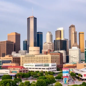 Houston City Skyline