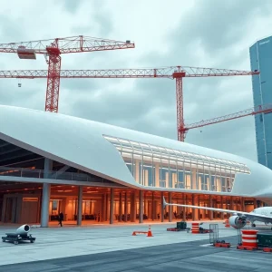 Construction of Texas A&M Aviation Center