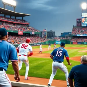 LSU Tigers playing against Texas A&M on the baseball field