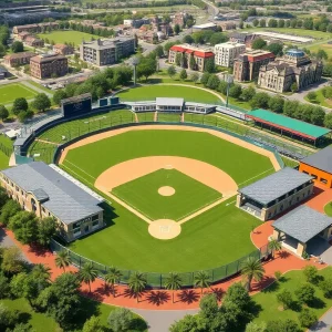 Concept design of a new baseball stadium for Brazos Valley Bombers