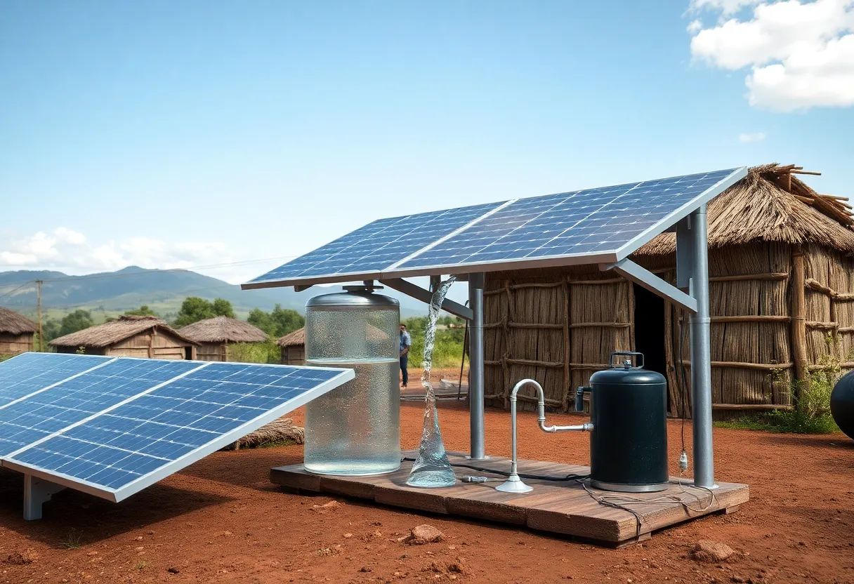 Innovative solar-powered water purification system