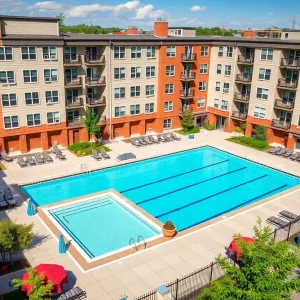 Modern student housing amenities in College Station