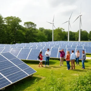 Students engaging in sustainability workshops at Texas A&M University