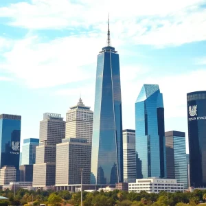 Vibrant Texas Finance Skyline