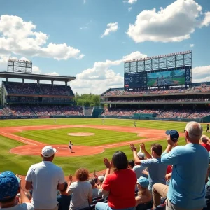 Conceptual image of the new Brazos Valley Bombers stadium in College Station