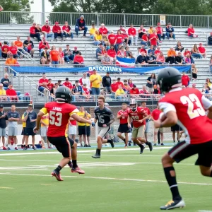 College Station Cougars competing in the 7-on-7 tournament
