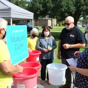 College Station residents receiving free mosquito dunks from city officials