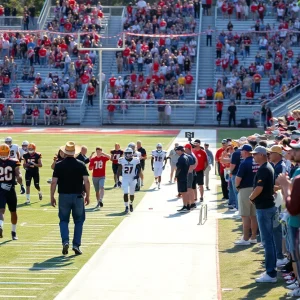 Teams competing in the Texas State 7-on-7 football tournament