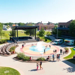 Rendering of the proposed Wolf Pen Creek Park upgrades