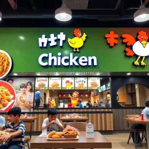 Exterior view of Layne's Chicken Fingers new restaurant location