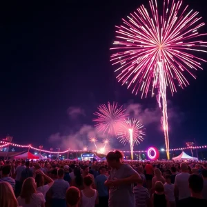 July 4th Fireworks in North Texas