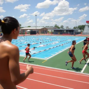 Amateur athletes competing in the Summer Games of Texas