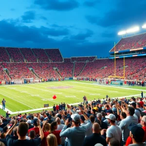 Texas A&M Aggies football fans at a game