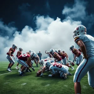 Texas A&M football team preparing for a game