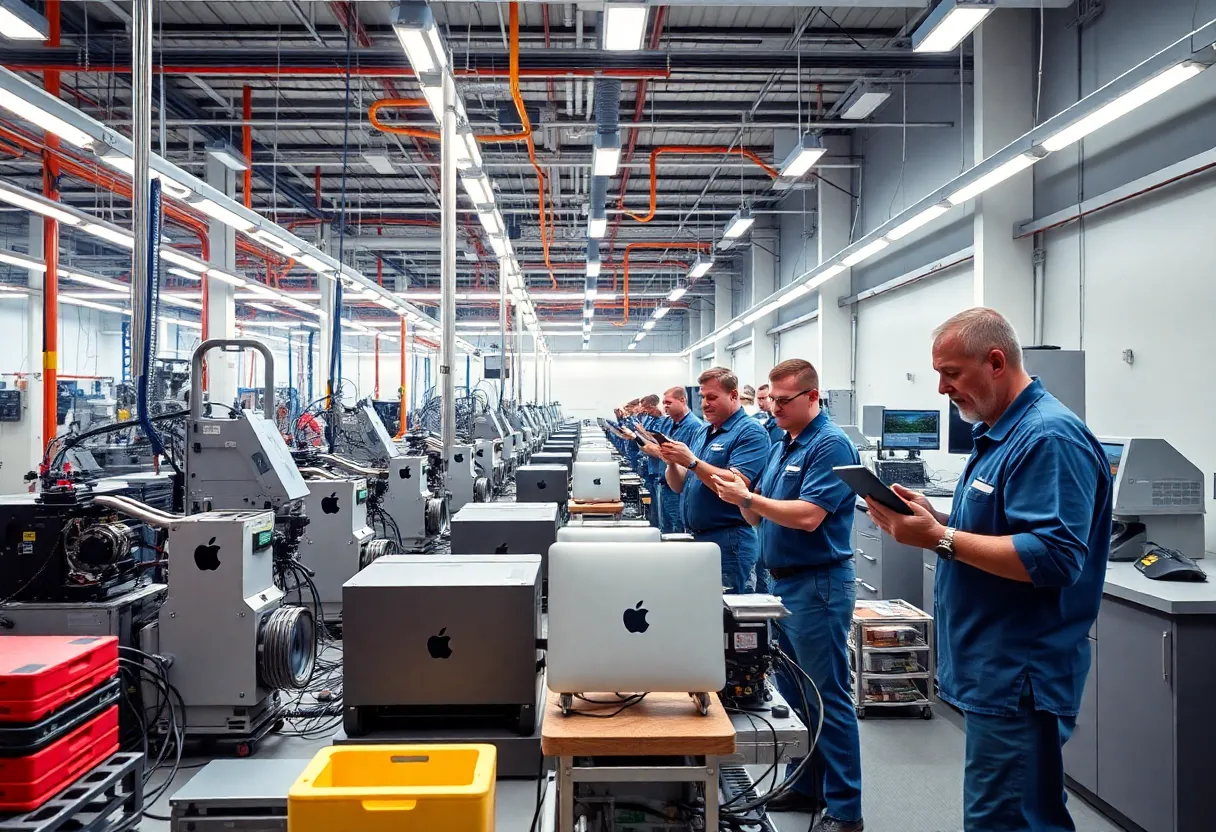 Apple Manufacturing in Texas