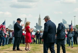 Illustration of Texas political standoff between Democrats and Republicans