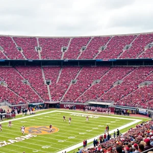 Texas A&M football stadium filled with fans