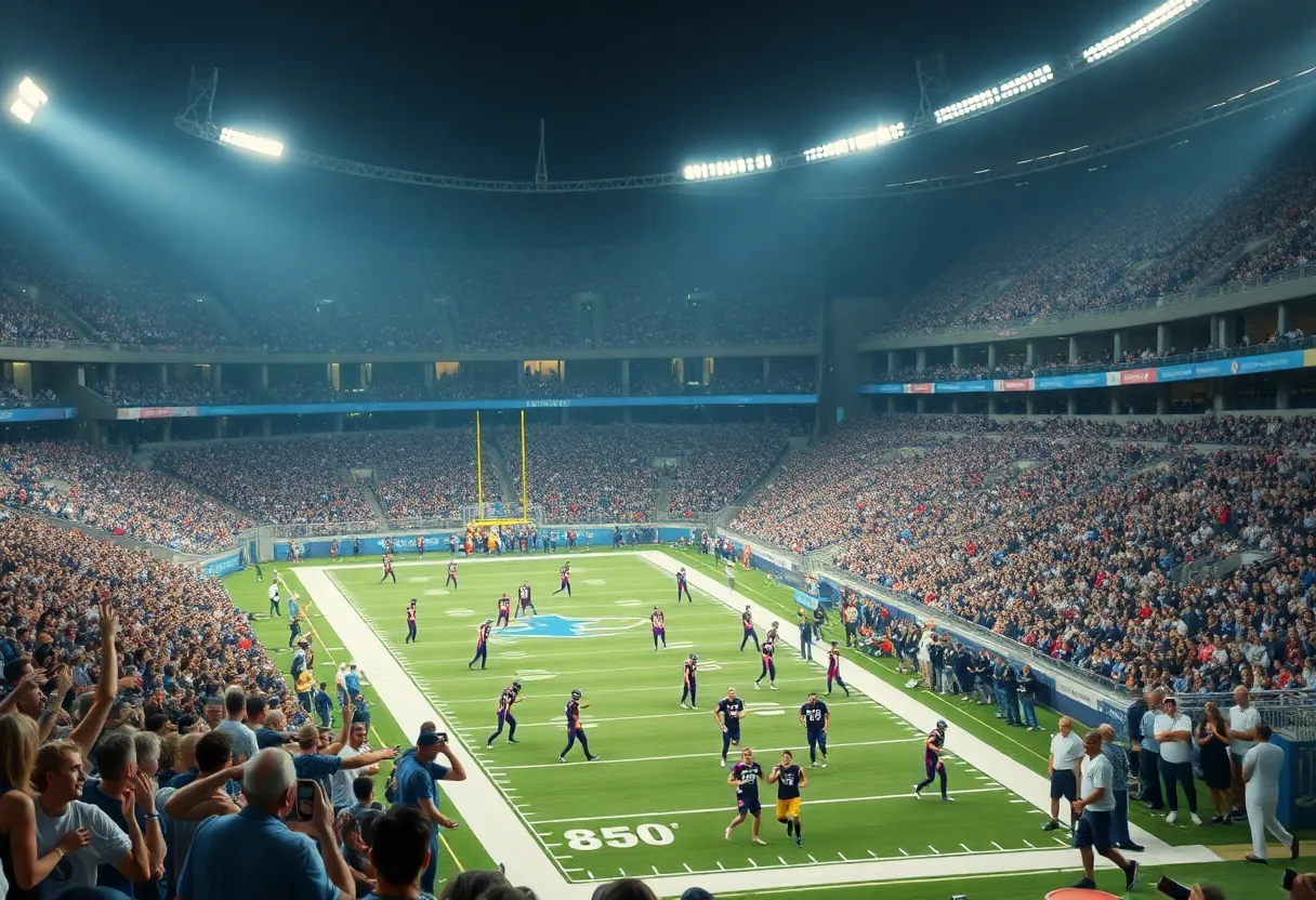 Auburn Tigers compete against Texas A&M Aggies in a football game.