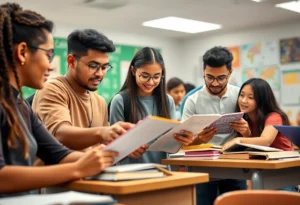 High school students participating in dual credit classes at East Texas A&M University.