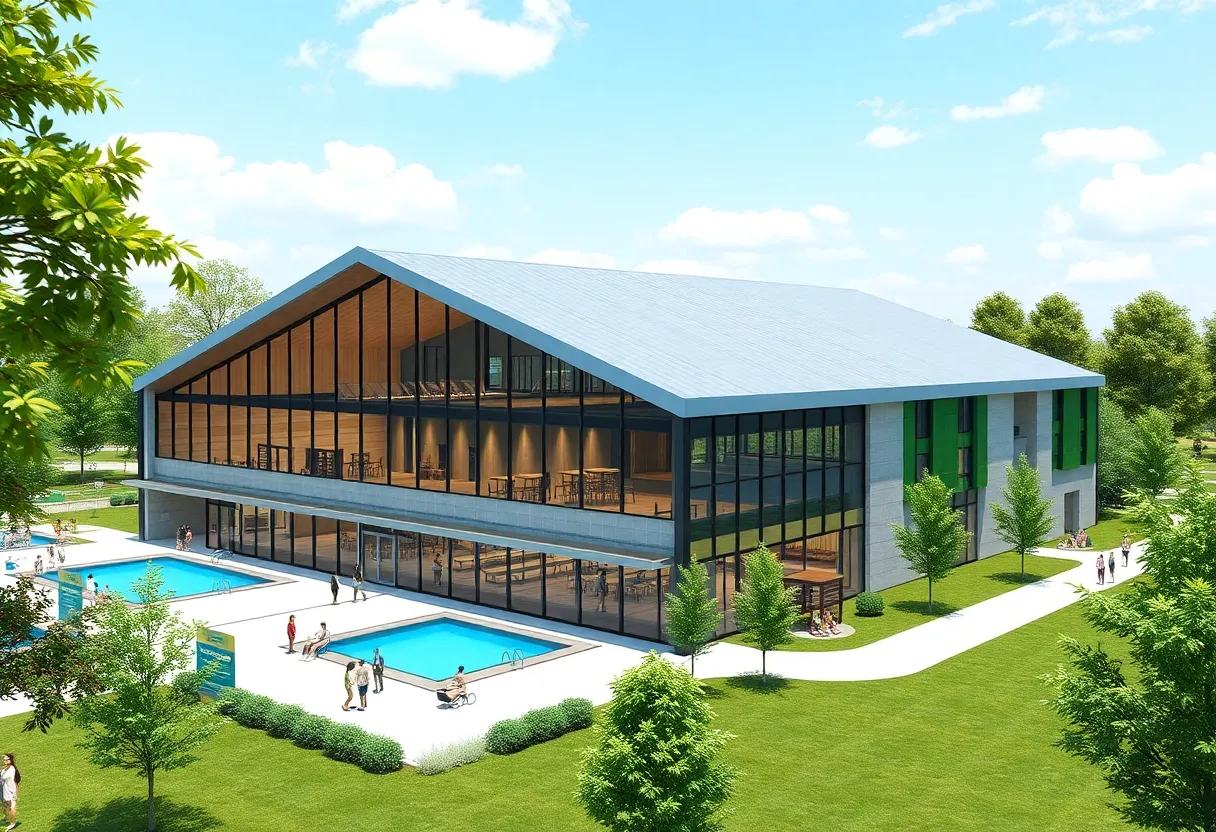 Rendering of the proposed Midtown recreation center