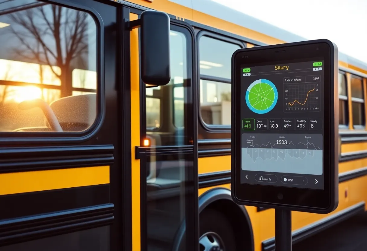 Real-time bus tracking system for students