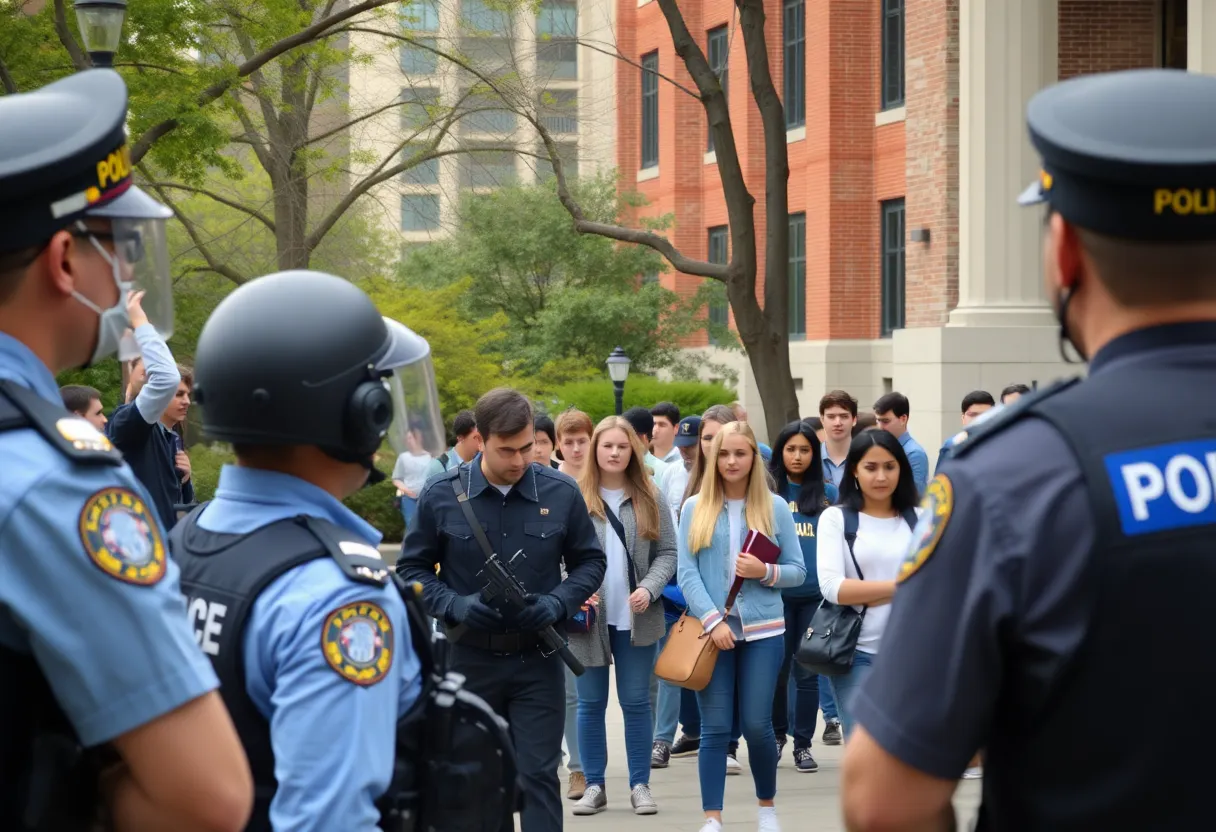 Heightened security measures at Texas A&M University