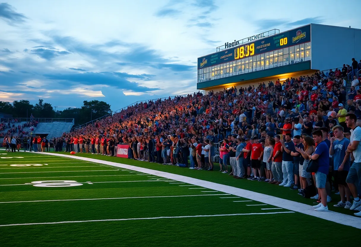 A&M Consolidated High School football game atmosphere