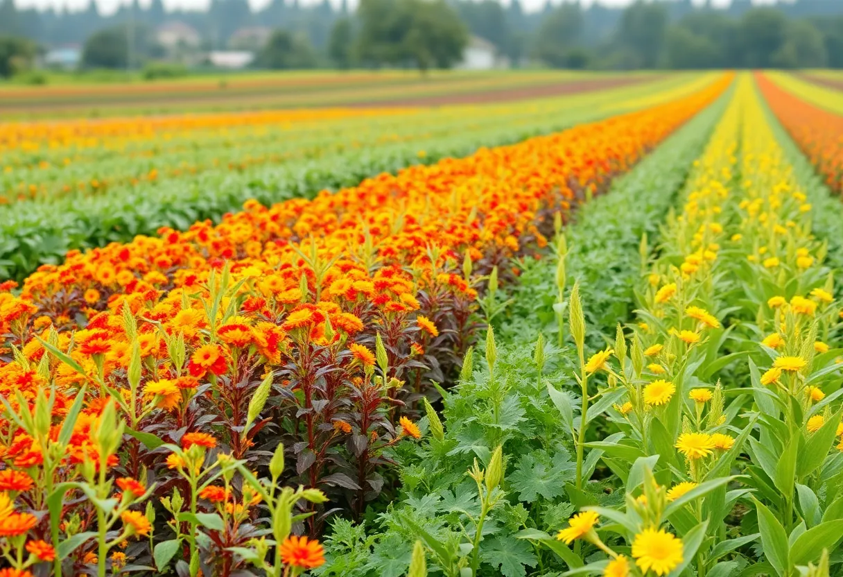 Diverse crop varieties developed for climate resilience at Texas A&M.
