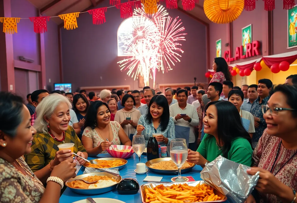 Community celebration at local churches in College Station