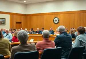 Residents attending College Station City Council Meeting