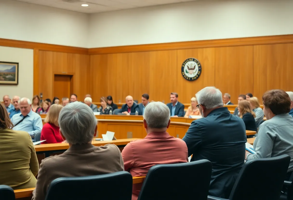 Residents attending College Station City Council Meeting