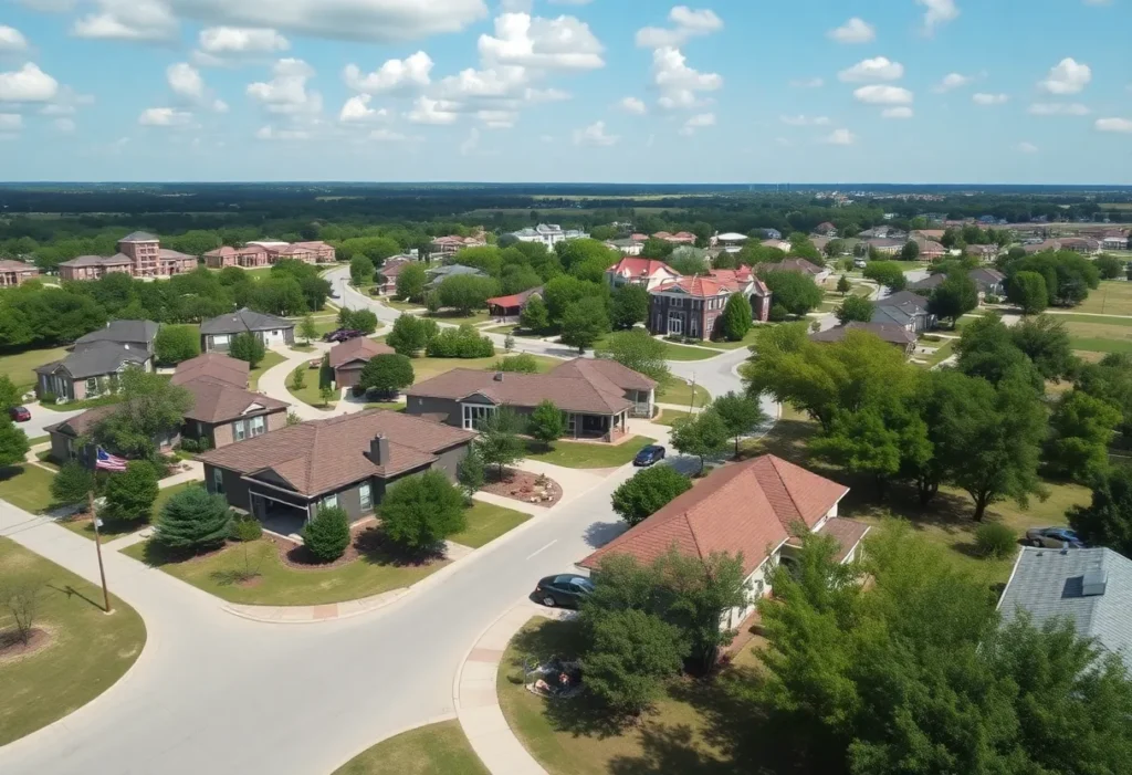 Scenic view of College Station, Texas, highlighting amenities for retirees.