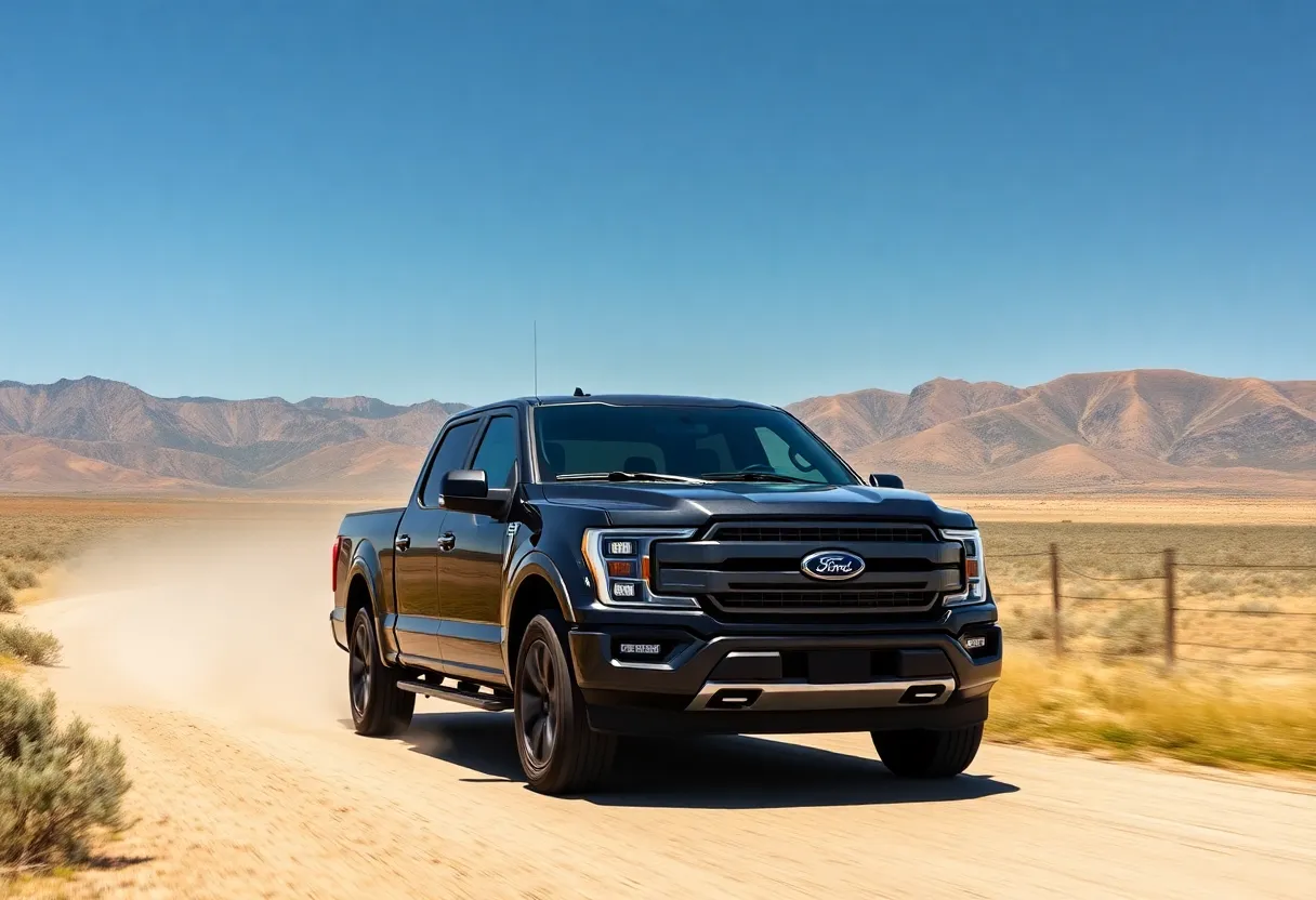 Ford F-150 Lightning at Texas Ranch