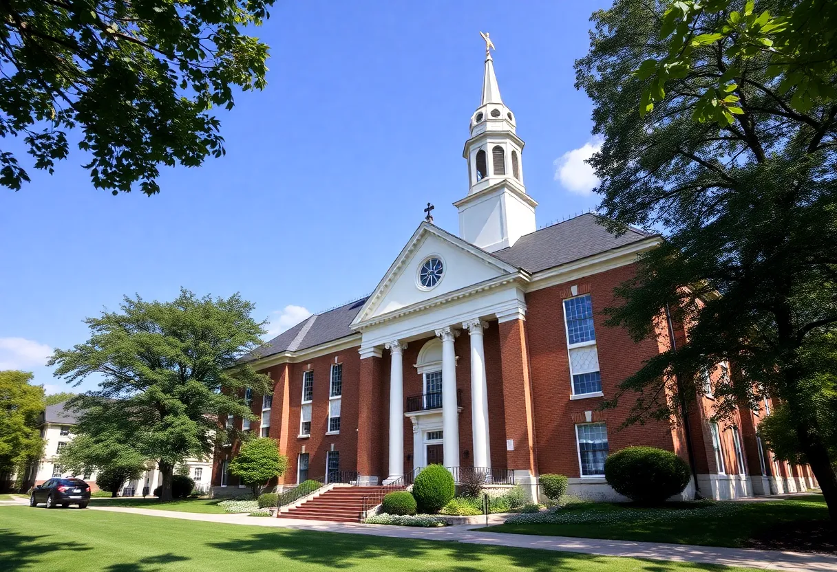 Historic Wesleyan Building in Georgetown