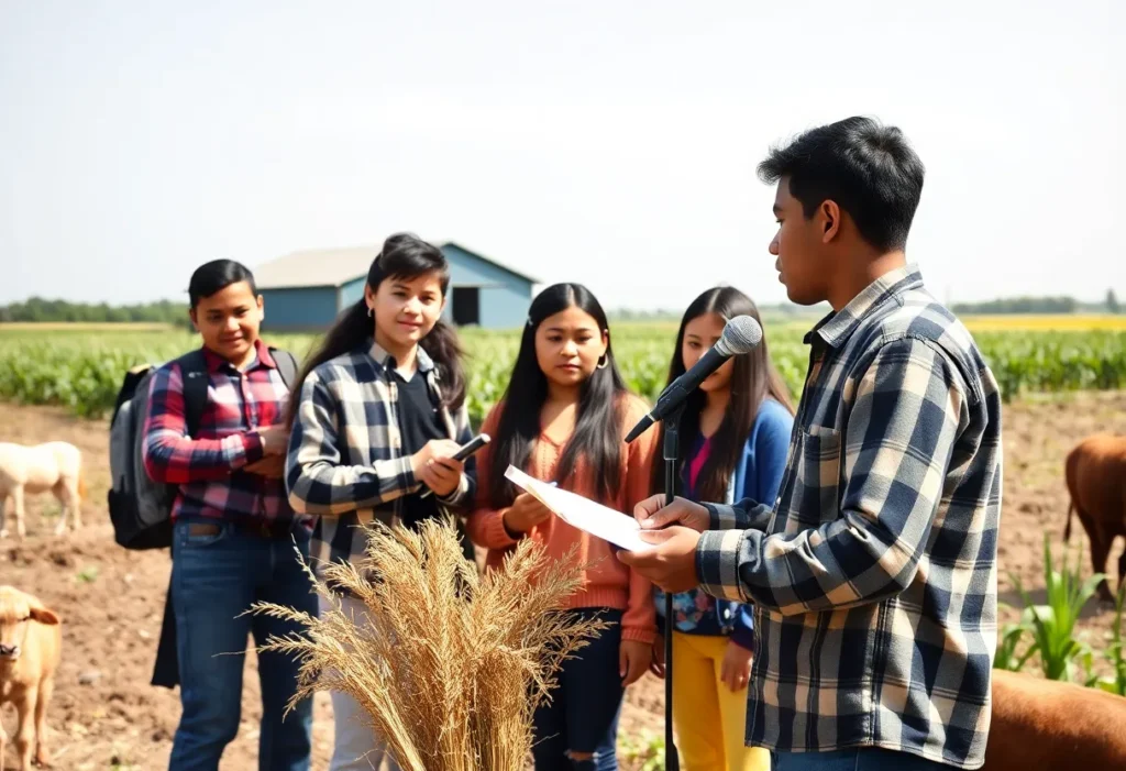 Students competing at the Hoggie Leadership Development Invitational