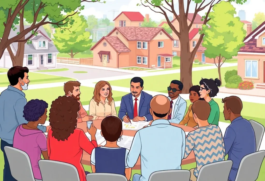 Community meeting for Midtown development planning.