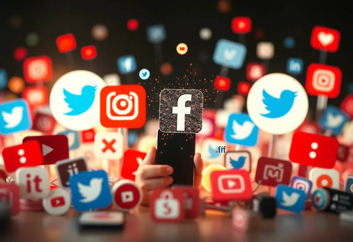 Representation of misinformation's impact on individuals in a digital age.