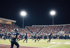 Texas A&M Aggies playing against Mississippi State at Kyle Field