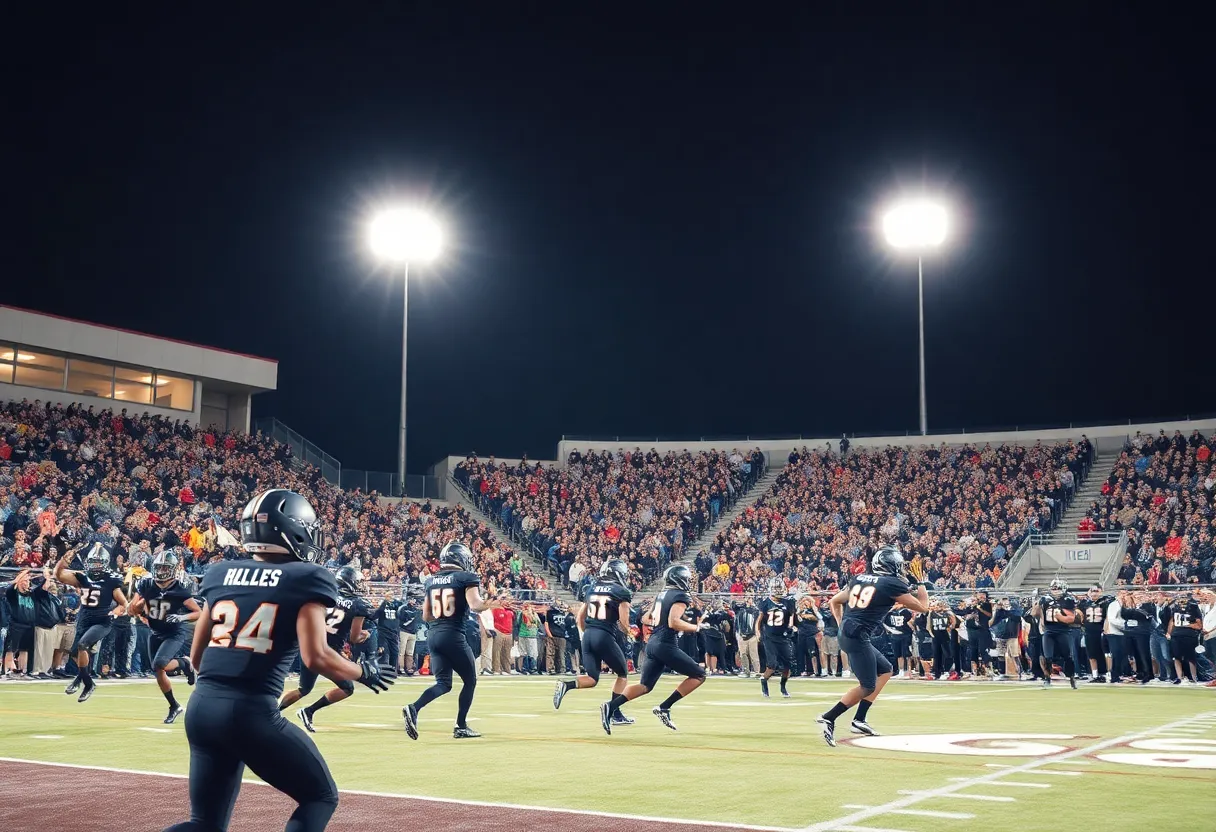 Texas A&M Aggies playing against Mississippi State at Kyle Field