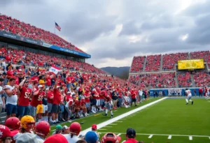 Texas A&M Aggies competing in a football game