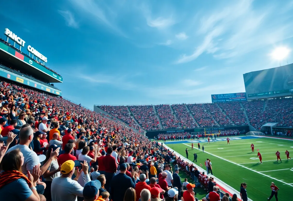 Crowd at Texas A&M football game